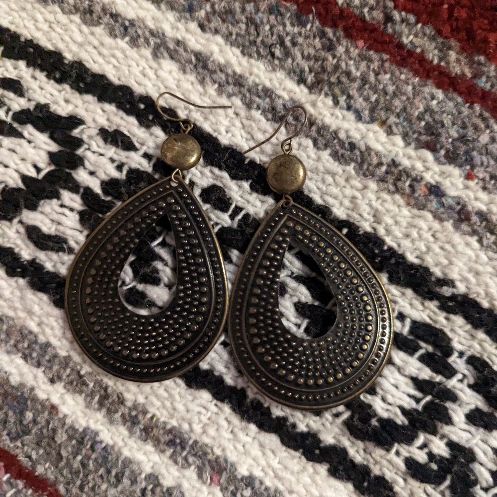 Boho Dangle Earrings Gold